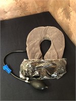 Pump Up Neck Cushion And Travel Mask