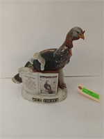 Wild turkey decanter, empty