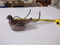 Jan Barboglio hand forged cast iron bird. 6.5"