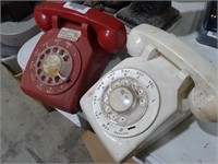 2 Rotary Dial Phones