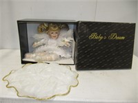 BABY'S DREAM PORCELAIN COLLECTOR DOLL