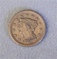 1852 Braided Hair Liberty Head Large Cent