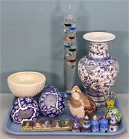 Vase, Candles, Figurines