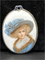 Old porcelain pendant