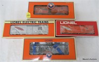 4 Lionel Western Pacific Freight Cars, OB