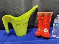 Rain Boots Planter & Waterer