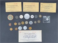 Lot of Vintage Tokens & Commemorative Coins,