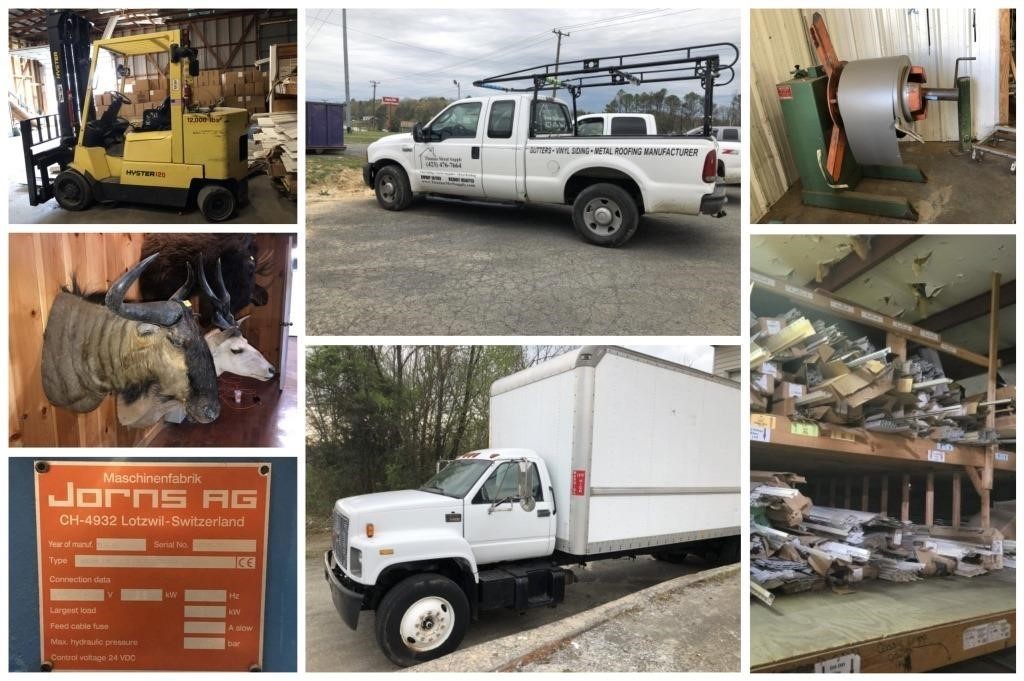 THOMAS METAL SUPPLY INC. ONLINE ONLY AUCTION