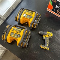 Various non-working Dewalt tools
