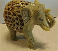 Jadeite elephant figurine