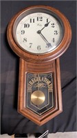 Vintage Welby hanging clock approx 13.5” x 4” x