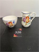 Adderlay Sugar & Creamer Made In England