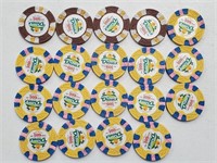 20 Las Vegas Nevada Dunes Casino Chips