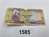 Bank of Jamaica $500 Bill