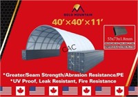 NEW 40x40 Dome Container Shelter