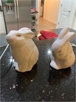 Ceramic "Bunny" Figures