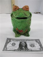 Vintage Napco frog bank