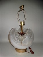 Vintage Mid-Century Glass Lamp