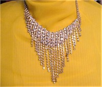 BIB Rhinestone Choker Necklace