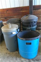 (5) Trash Cans
