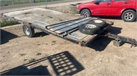 15ft x 8ft Flat Bed Trailer
