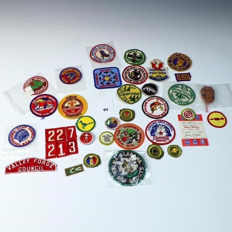 Vintage lot of Boy Scout patches