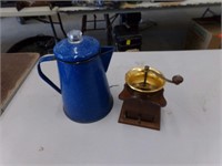 Coffee pot & grinder