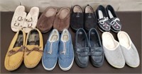Lot of Ladies Shoes & Slippers. Sz 6.5W-9