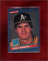 JOSE CANSECO 1986 DONRUSS ROOKIE BASEBALL CARD
