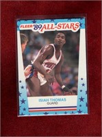 ISIAH THOMAS 1989 FLEER INSERT STICKER