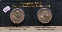 2010 GEM SACAGAWEA DOLLAR SET