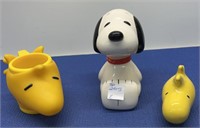 Vintage Snoopy and Woodstock 3 Pcs