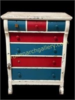 Vintage Chest in Shabby Chic Paint