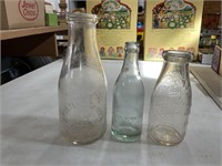 Old Milk and Soda Bottles