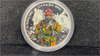 .999 Silver Canadian Hero Series "Firefighter"