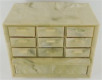 Vintage Early Plastic Akro-Mills Cabinet - Multi