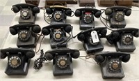 11 Vintage Western Electric Model 302 Desk Phones