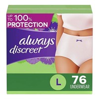 SEALED-Always Discreet Underwear