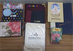 Lot of thank you cards, ledger, books and more