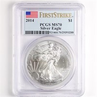 2014 Silver Eagle PCGS MS70