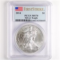 2014 Silver Eagle PCGS MS70