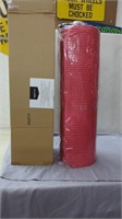 Brand New Red Yoga Mat with Carrying Strap