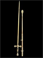 Masonic Knights Templar Presentation replica sword