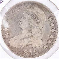 Coin 1812 Bust Half Dollar Graded Fine