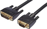 Amazon Basics DVI-I to VGA Cable - 6-Foot