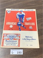 1969 Arkansas Travelers Baseball Program