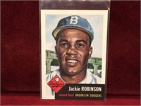 1953 Jackie Robinson Topps Baseball Card - Reprint