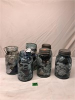 Vintage Ball Canning Jars (Some With Zinc Lids)