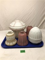 Vintage Milk Glass, Flower Glass Globes & More