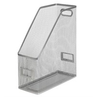 (2) Brightroom Mesh Magazine File Silver